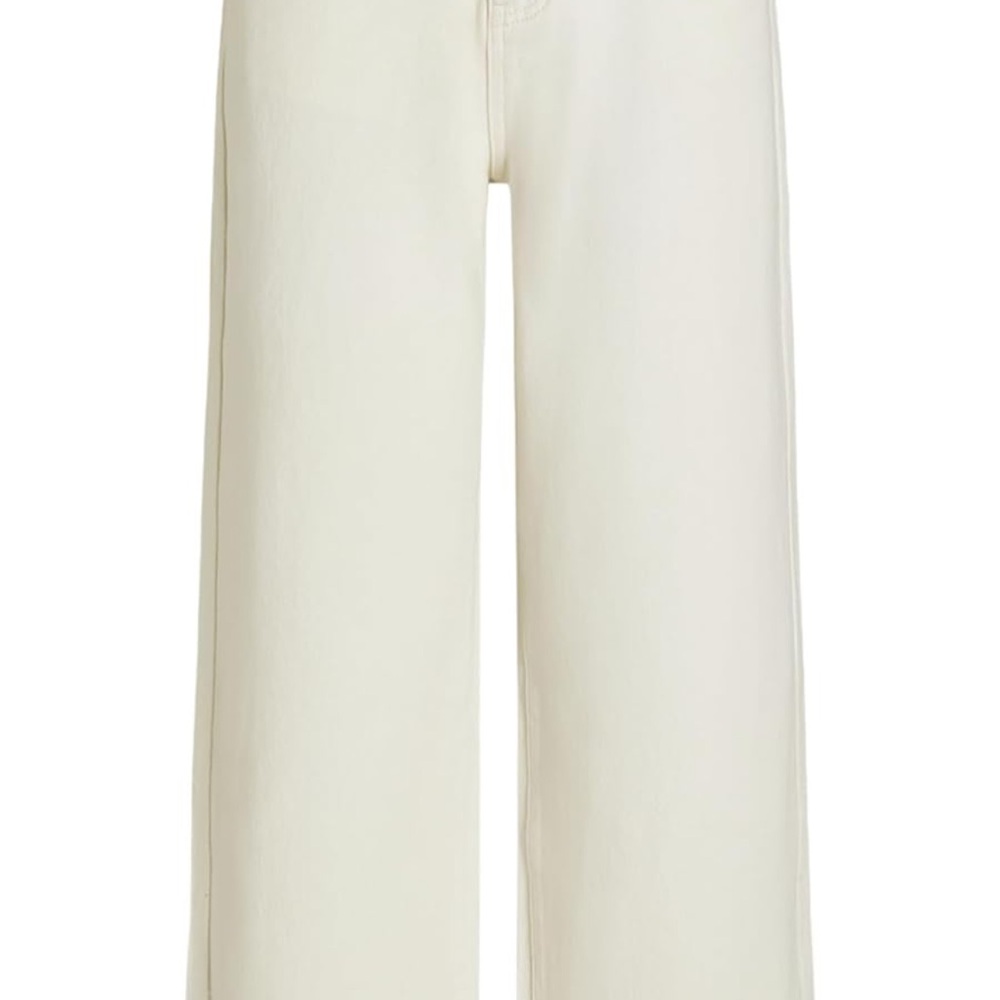 Cider Cream Flare Wide-Leg Jeans